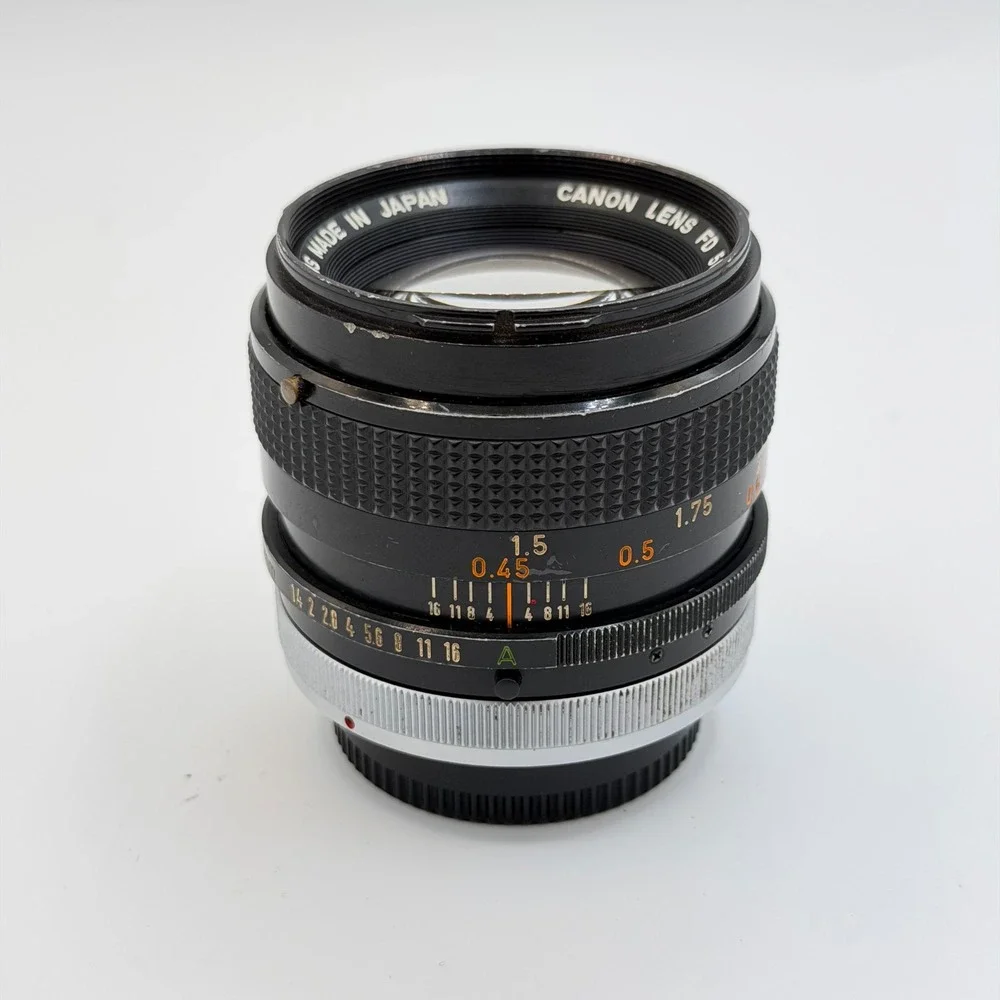 Canon FD 50mm f1.4 SSC Prime Lens Manual Focus SLR Breech Lock Made in Japan